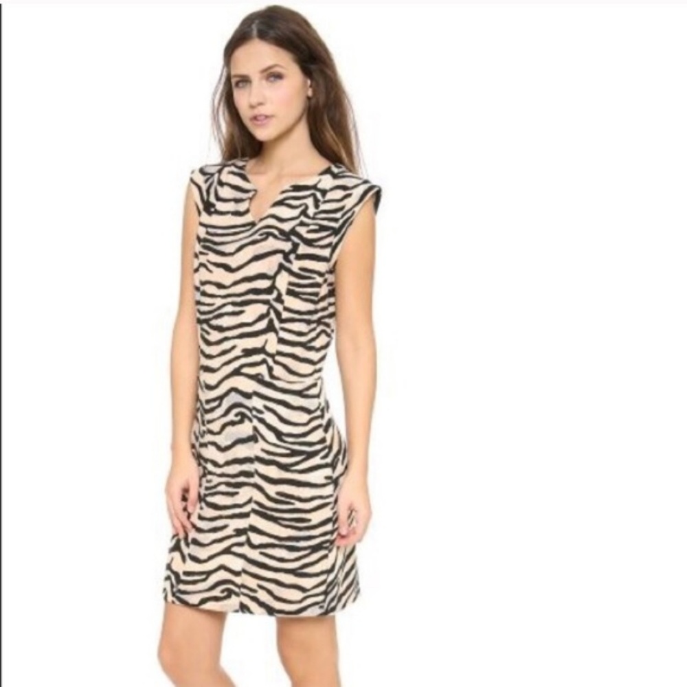 Rebecca Taylor Tiger Animal Print Dress